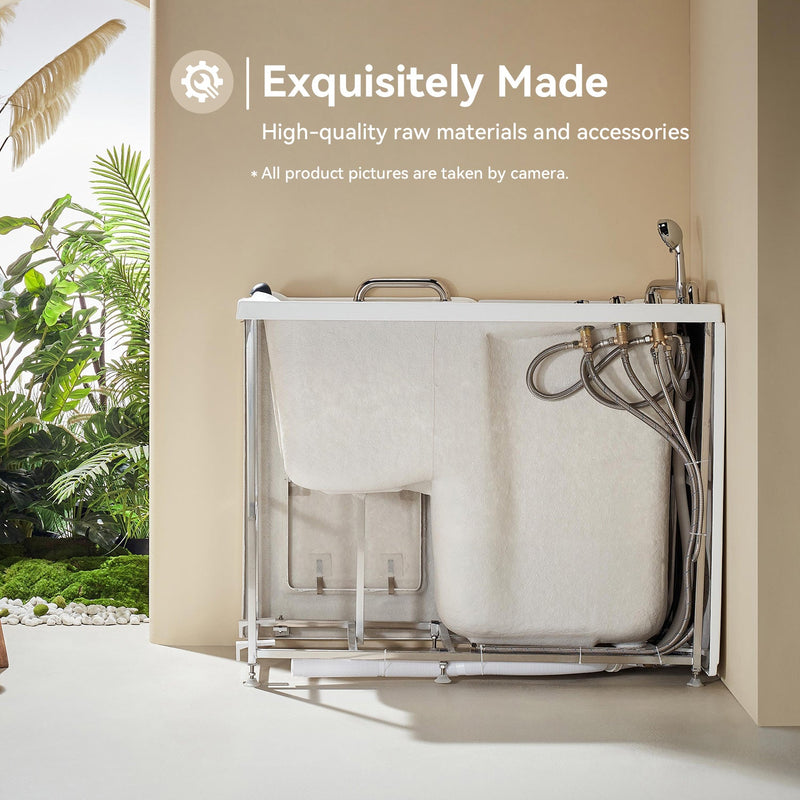 HOROW Walk in Tub with Shower and ADA Compliant for Senior Model WT52-L
