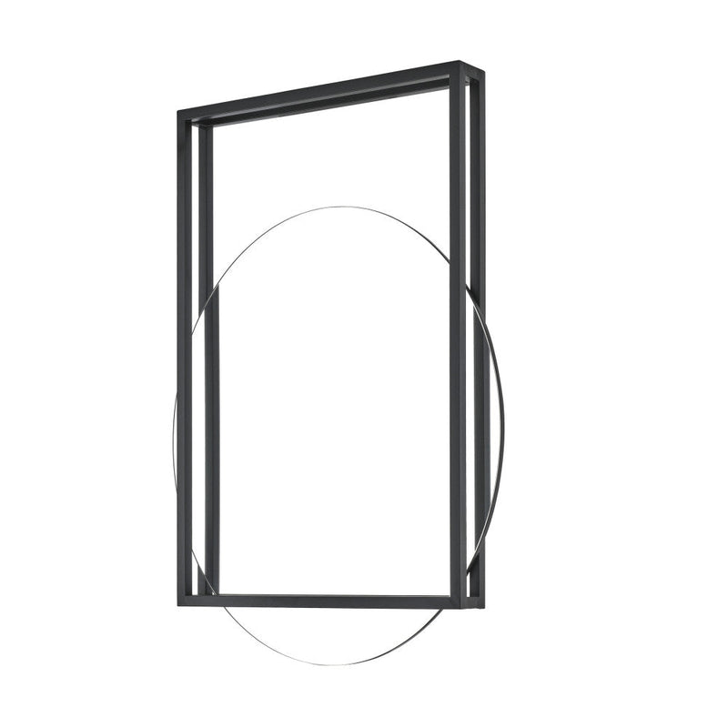 Swiss Madison Pierre 35.5 in. Vanity Mirror in Matte Black SM-VM50MB
