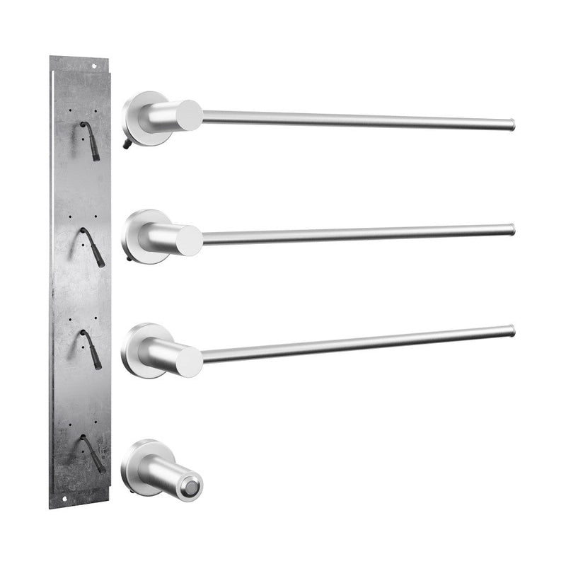 Swiss Madison Claire 3-Bar Electric Towel Warmer in Chrome