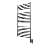 ICO Blenheim electric hardwired towel warmer, 17.5 x 37 in, Chrome