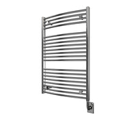 ICO Blenheim electric hardwired towel warmer, 23.5 x 37 in, Chrome