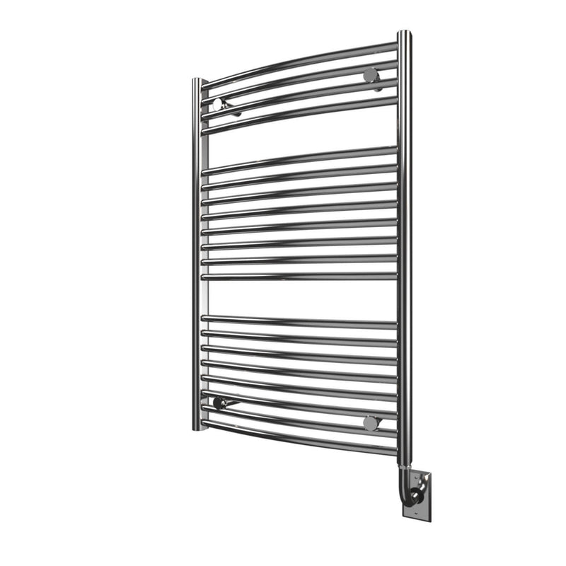 ICO Blenheim electric hardwired towel warmer, 23.5 x 37 in, Chrome