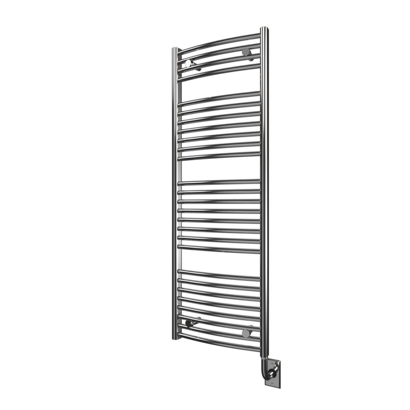 ICO Blenheim electric hardwired towel warmer, 17.5 x 51 in, Chrome