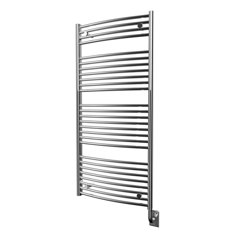 ICO Blenheim electric hardwired towel warmer, 23.5 x 51 in, Chrome
