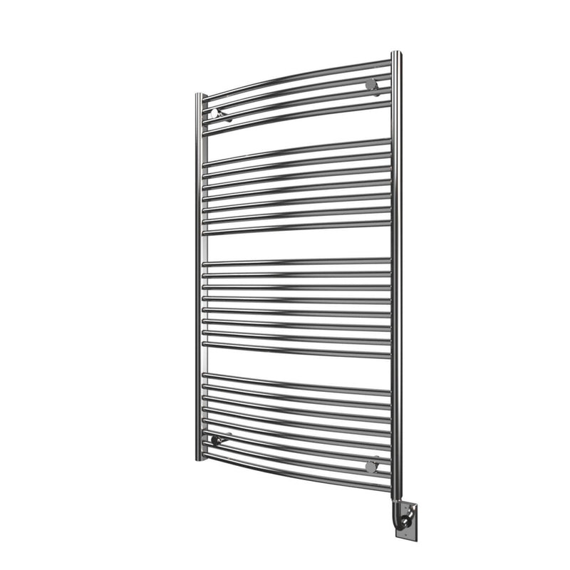 ICO Blenheim electric hardwired towel warmer, 29.5 x 51 in, Chrome