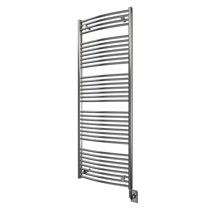 ICO Blenheim electric hardwired towel warmer, 23.5 x 64.5 in, Chrome