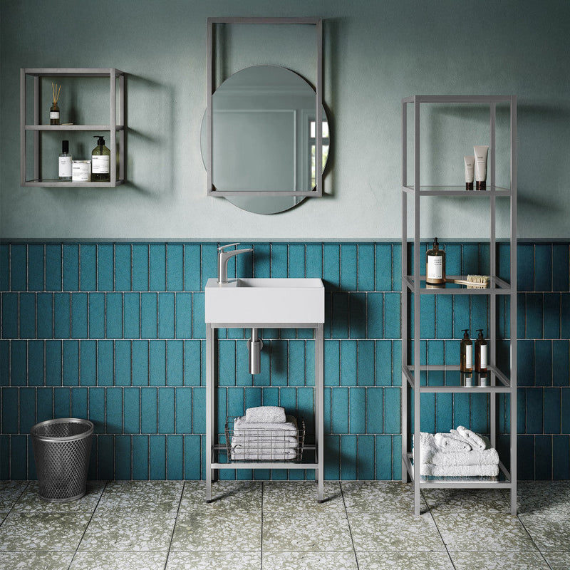 Swiss Madison Pierre 35.5 in. Vanity Mirror in Chrome SM-VM50C