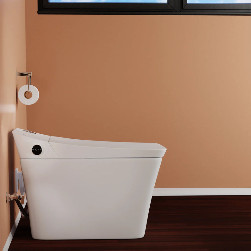 Trone STCH Smart Bidet Toilet with ToeTouch, Auto Open, White 820446