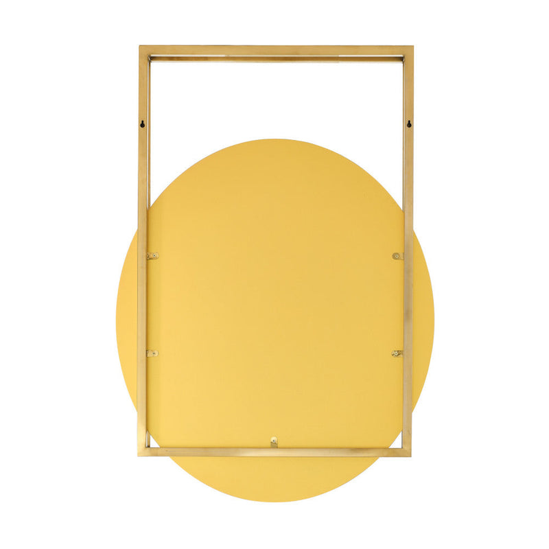 Swiss Madison Pierre 35.5 in. Vanity Mirror in Brushed Gold SM-VM50BG