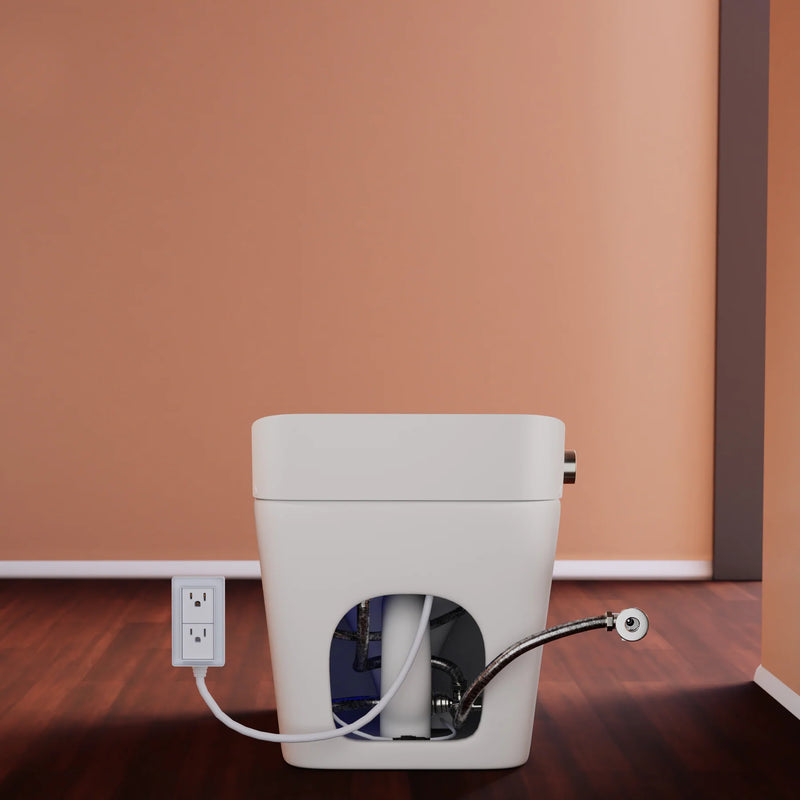 Trone STCH Smart Bidet Toilet with ToeTouch, Auto Open, White 820446