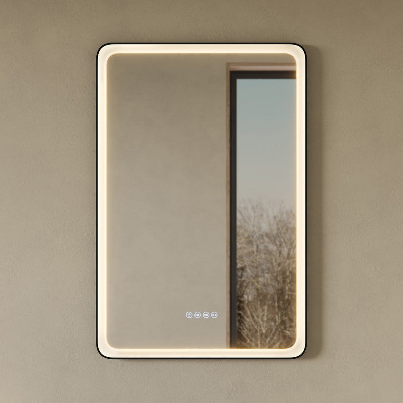 Swiss Madison Carre 24 in. x 36 in. Rectangular LED Anti-Fog Smart Mirror with Bluetooth SM-VM1501CH