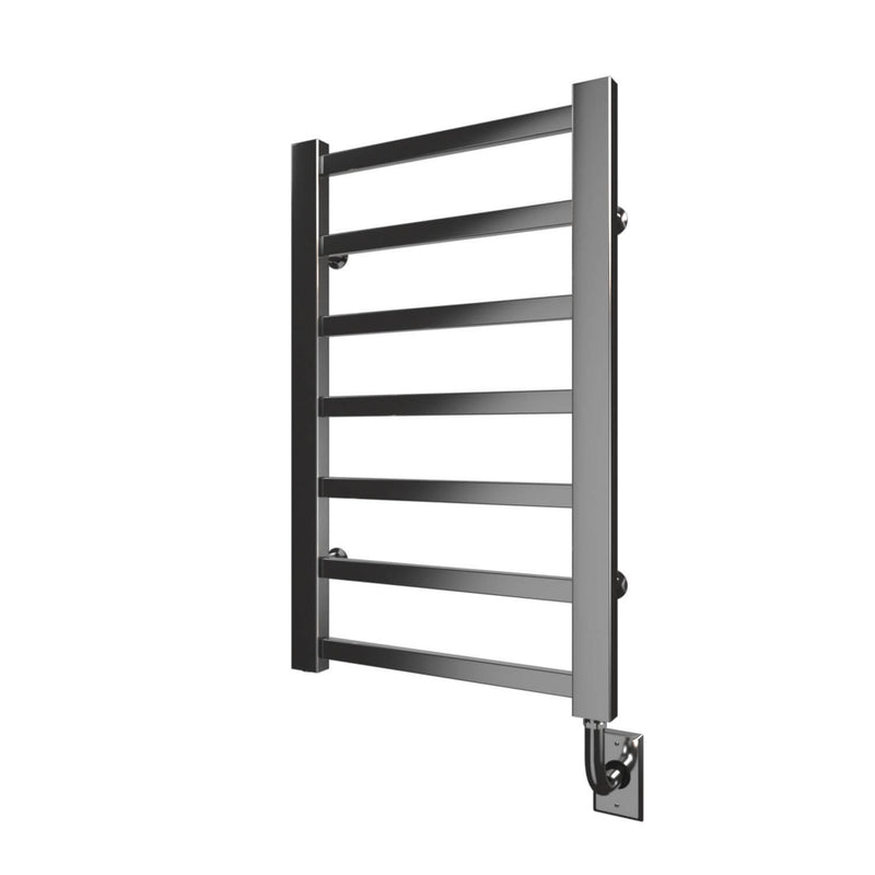 ICO Milano electric hardwired towel warmer, 19.5 x 31 in, Chrome