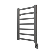 ICO Milano electric hardwired towel warmer, 19.5 x 31 in, Brushed Nickel