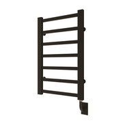 ICO Milano electric hardwired towel warmer, 19.5 x 31 in, Matte Black