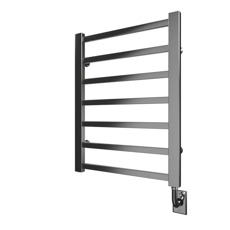 ICO Milano electric hardwired towel warmer, 23.5 x 31 in, Chrome
