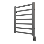 ICO Milano electric hardwired towel warmer, 23.5 x 31 in, Brushed Nickel