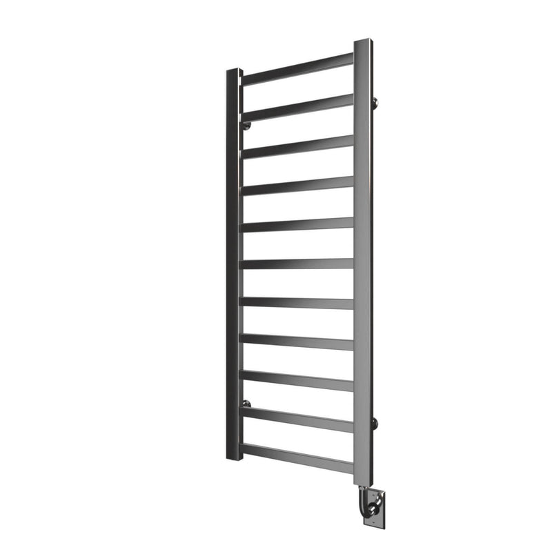 ICO Milano electric hardwired towel warmer, 19.5 x 50.5 in, Chrome