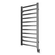 ICO Milano electric hardwired towel warmer, 23.5 x 50.5 in, Chrome