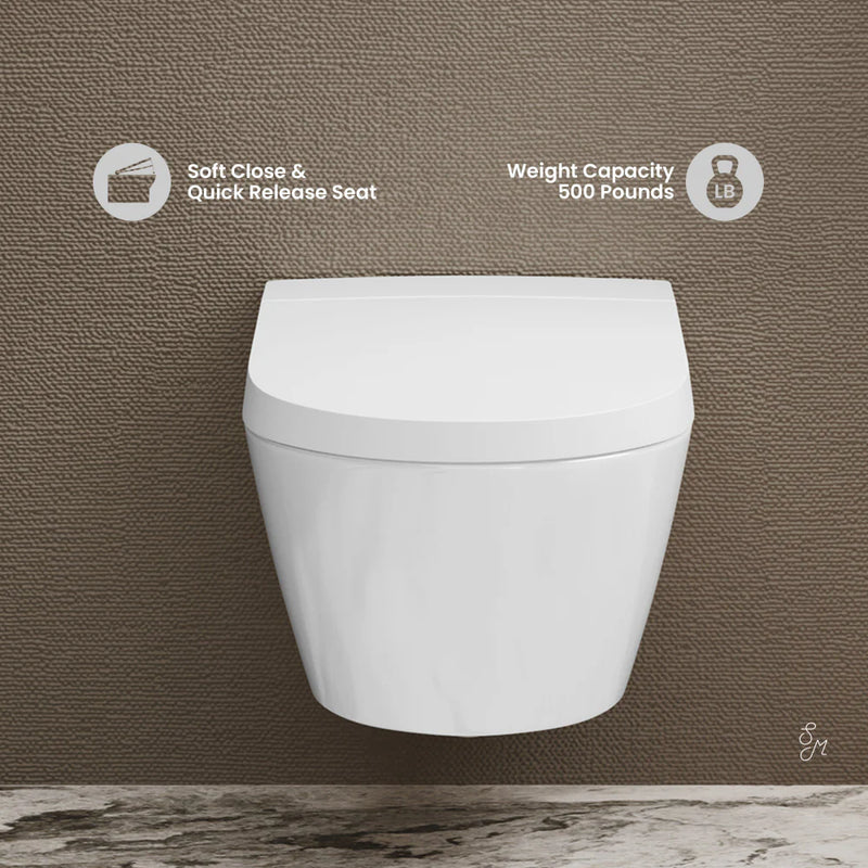 Swiss Madison Pur Smart Wall-Hung Toilet with Bidet Bundle SM-STK0804PS