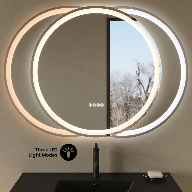 Swiss Madison Monaco 32 in. Round LED Anti-Fog Smart Mirror with Bluetooth SM-VM1001CH
