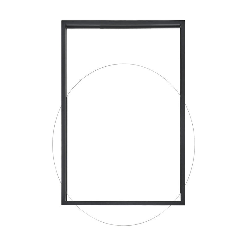 Swiss Madison Pierre 35.5 in. Vanity Mirror in Matte Black SM-VM50MB