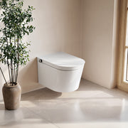 Swiss Madison Hugo H Wall-Hung Toilet with Manual Bidet SM-WT3907GW