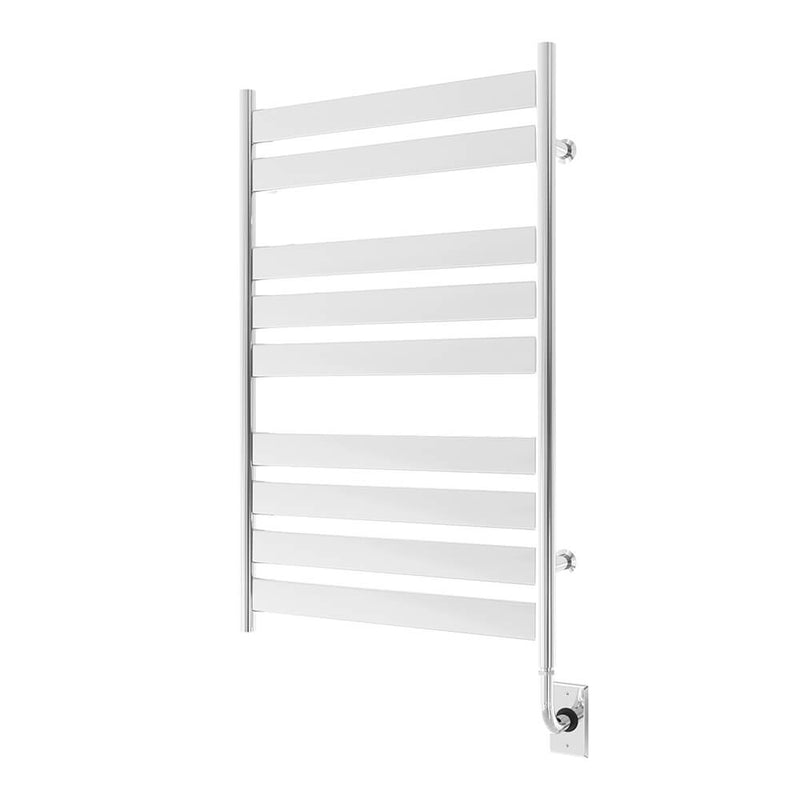ICO Romano electric hardwired towel warmer, 23.5 x 37 in, Chrome