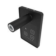 Amba Touch Digital Heat Controller in Matte Black, side view