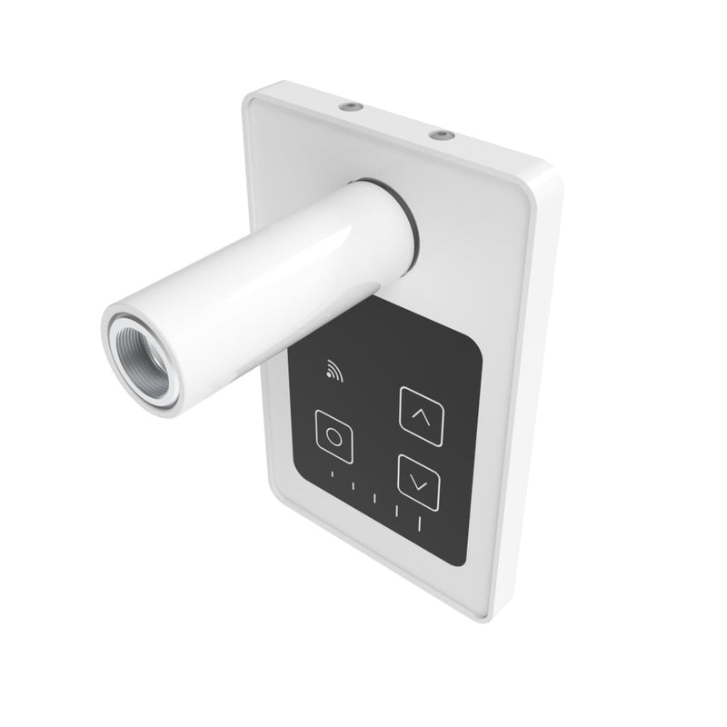 Amba Touch Digital Heat Controller in White, side view