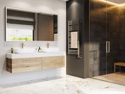 ICO Avento towel warmer, lifestyle bathroom scene