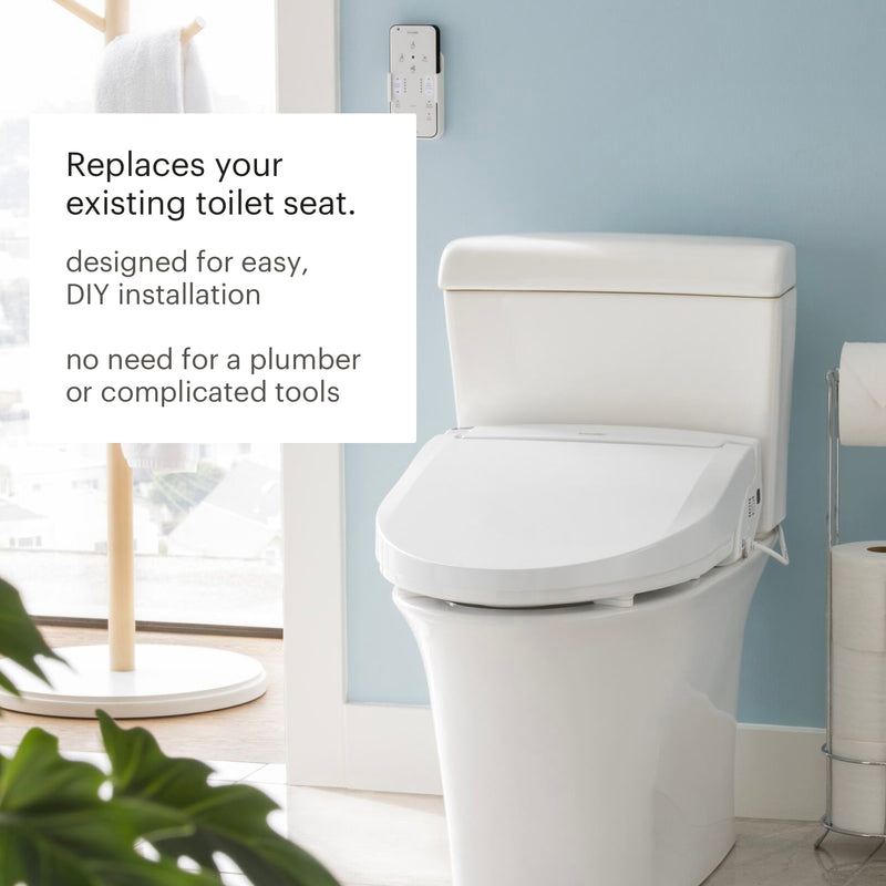 Brondell Swash Select DR802 Bidet Seat with Warm Air Dryer and Deodorizer DR802