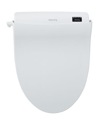 Blooming R1570 Elongated Bidet Seat with Auto Open Lid NB-R1570-EW