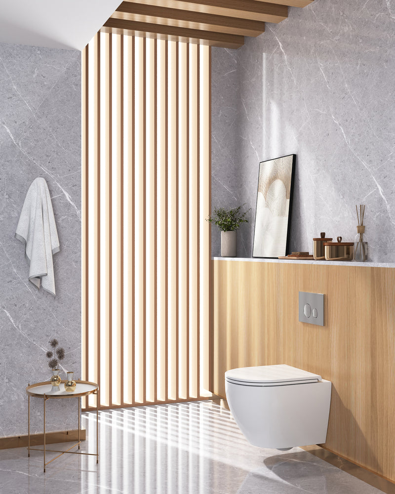 DeerValley LIBERTY Wall-Hung Elongated Toilet, 1.1/1.6GPF Siphon Flushing with Multiple Colors DV-1F0070