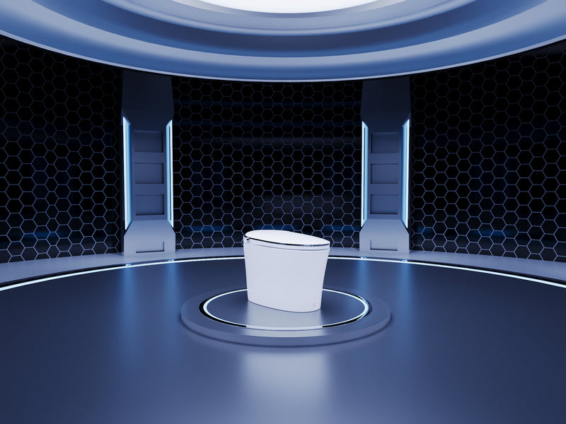 DeerValley Smart Toilet, Quiet-Closed Heated Seat, Sensor Auto, Foot Kick, Blackout Flush, Night Light DV-1S0019-V3