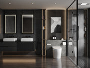 DeerValley DV-1S0029 smart toilet side profile skirted design