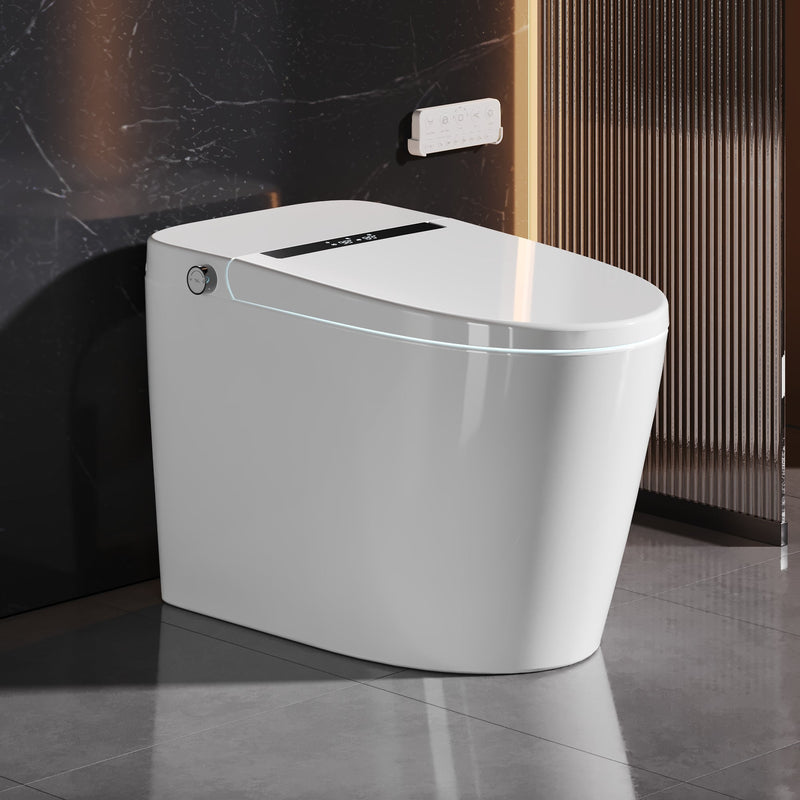 DeerValley DV-1S0159 tankless smart bidet toilet front view