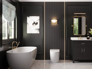 DeerValley DV-1S0159 smart toilet side profile skirted one piece design