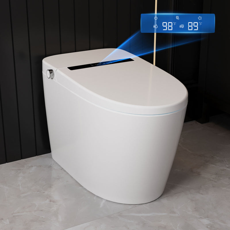DeerValley Smart Bidet Toilet,Auto Flush, Heated Seat,Night-light, One-Piece DV-1S0159-V3