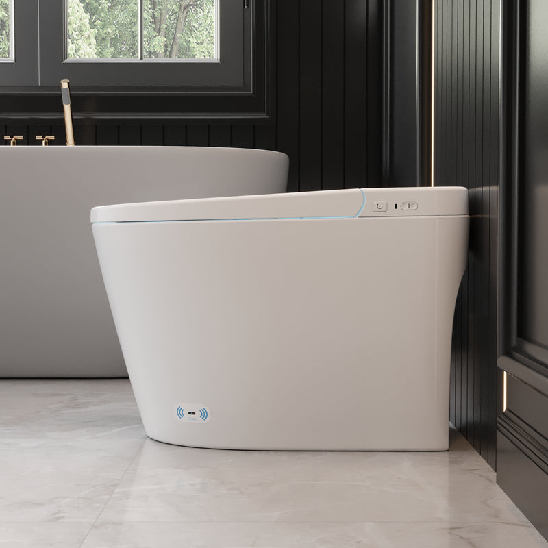 DeerValley Smart Bidet Toilet,Auto Flush, Heated Seat,Night-light, One-Piece DV-1S0159-V3