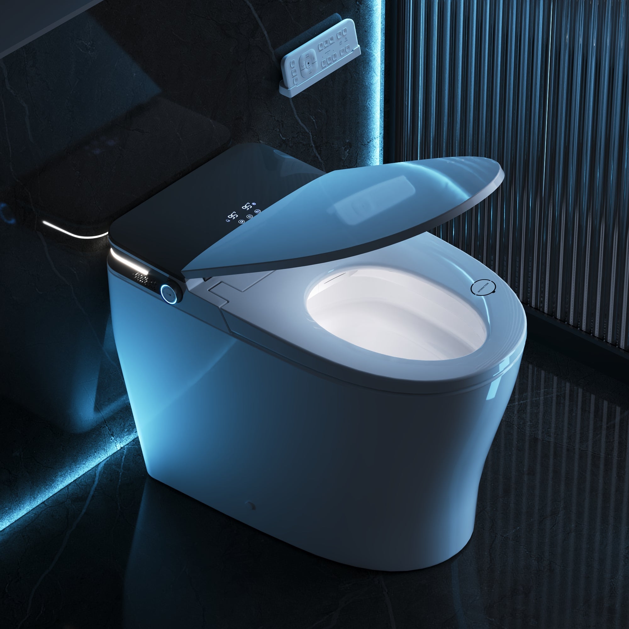DeerValley DV-1S0371-V3 ADA Smart Bidet Toilet with Foam Shield & 1000 MAP Flush