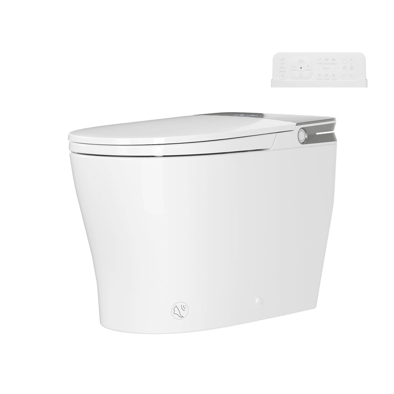 DeerValley DV-1S0371-V3 ADA smart bidet toilet installed in modern bathroom