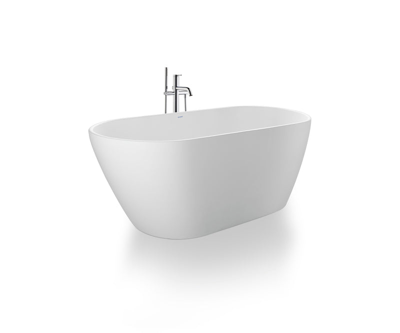 Duravit D-Neo Freestanding Bathtub in Luxury Bathroom