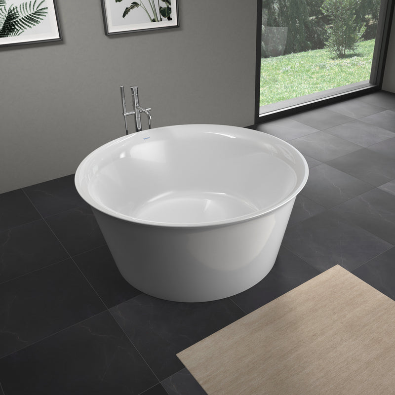 Duravit White Tulip Bathtub Luxury Bathroom
