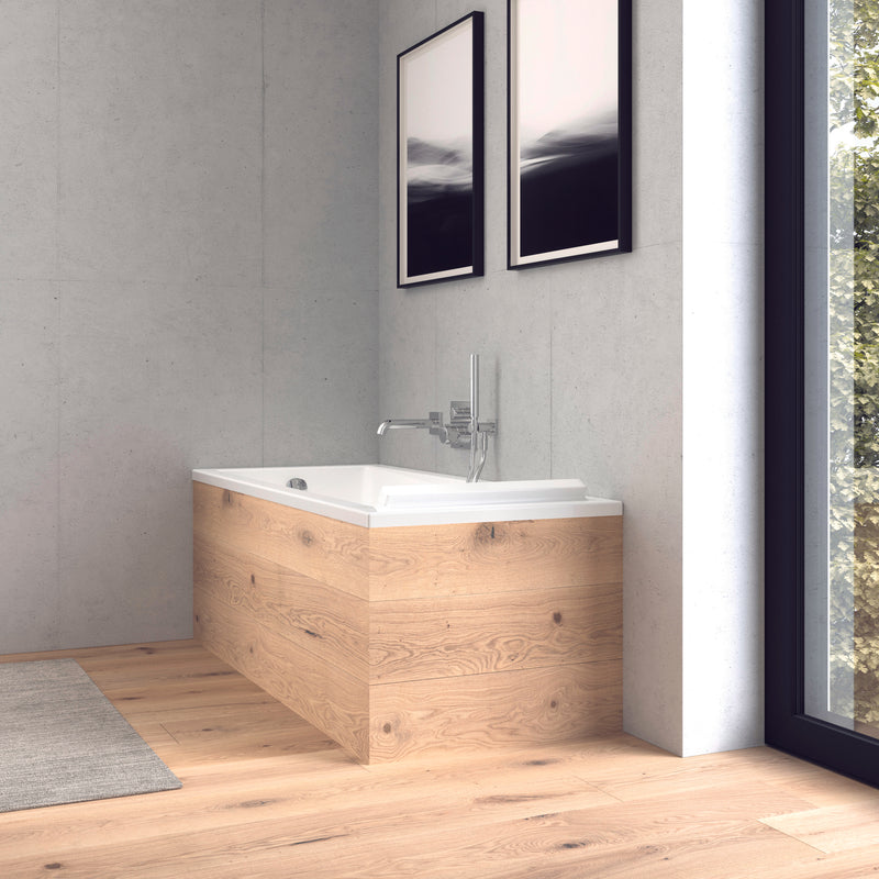 Duravit Starck Drop-In Bathtub in Bathroom