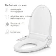 Brondell Swash BL67 Advanced Bidet Toilet Seat installation