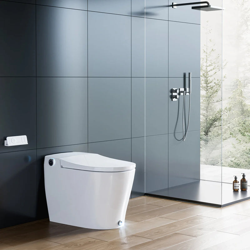 HOROW Bidet Toilet Combo Heated Toilet Seat Elongated Model T05