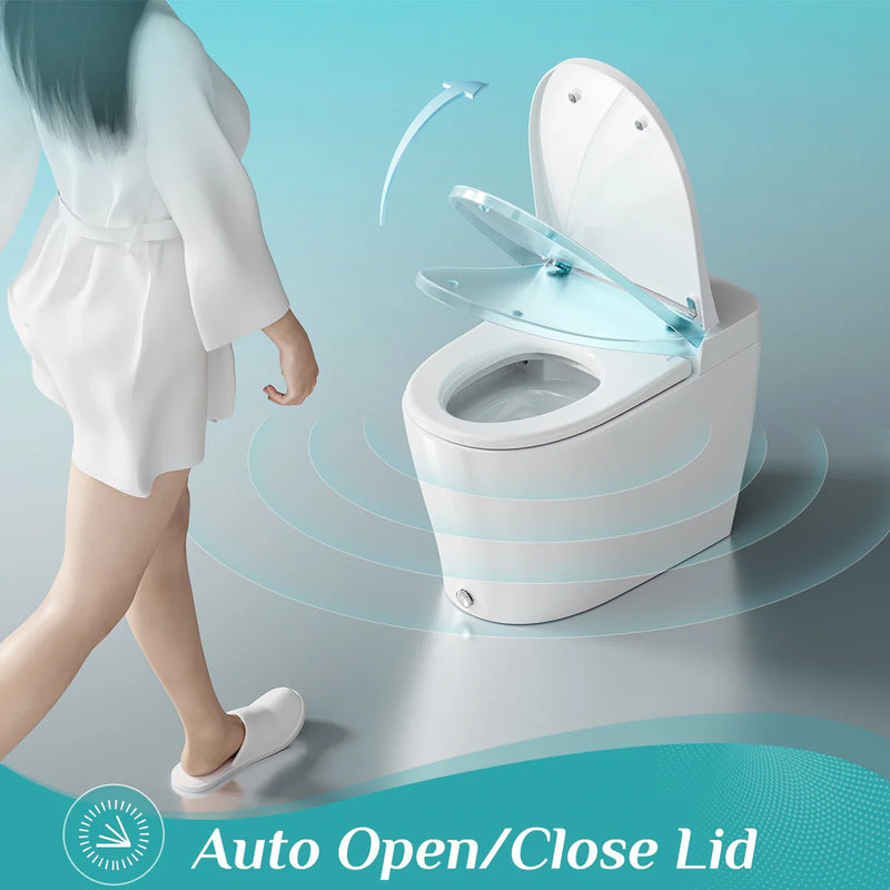 HOROW Bidet Toilet Combo Heated Toilet Seat Elongated Model T05
