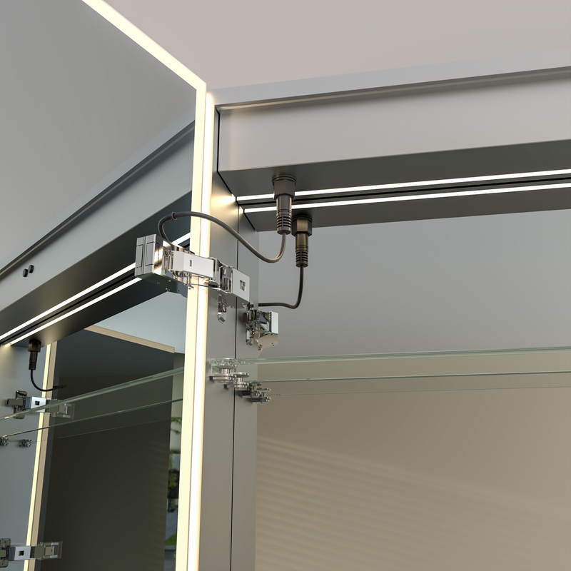 ICO Jackson IJ1114 interior lighting and soft close hinge detail