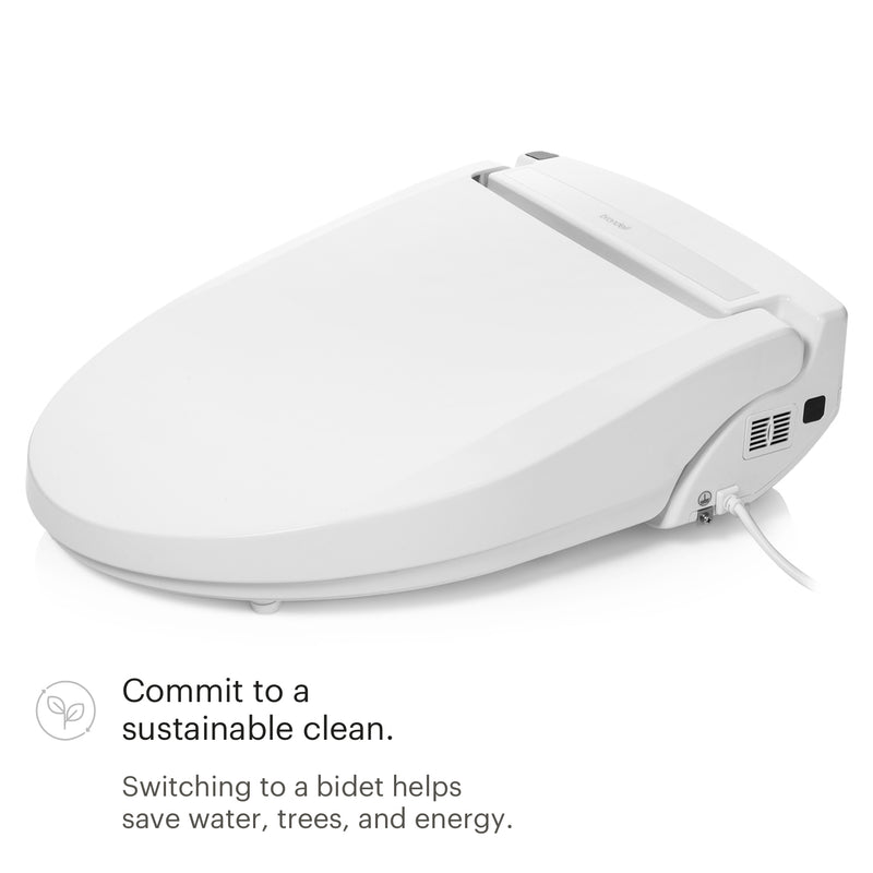 Brondell Swash Select DR802 Bidet Seat with Warm Air Dryer and Deodorizer DR802