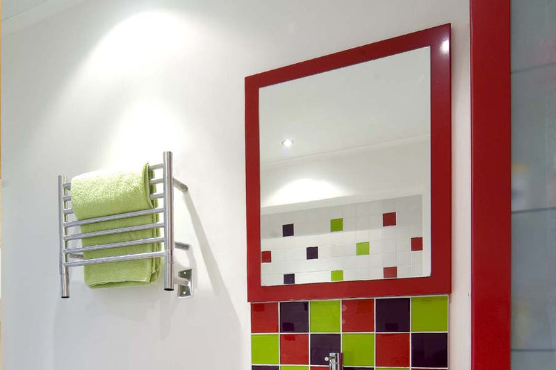 Amba Jeeves Model H Straight Towel Warmer - Brushed lifestyle